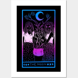 Midnight Margarita Moon - Tarot Card Trans Pride Posters and Art